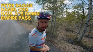 Peter Sagan  Daniel Oss Hauling A Down Empire Pass [upl. by Alyhc531]