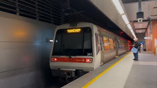 Transperth Trains A Series departs Perth Underground [upl. by Secnarf]