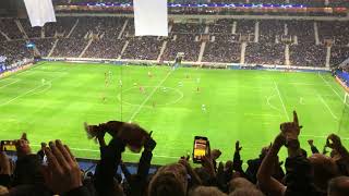 LFC FANS SINGING ALLEZ ALLEZ ALLEZ AT THE ESTÁDIO DO DRAGÃO IN PORTO  PART 2  Liverpool FC Chants [upl. by Jarvey259]