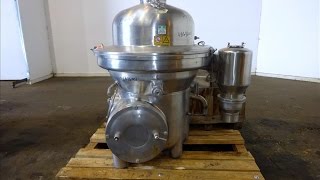 Used Westfalia MSA10001076 Desludger Disc Centrifuge  stock [upl. by Aciretal]