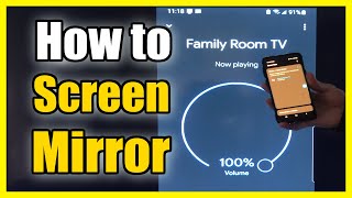 How to Screen Mirror Phone to TV with Chromecast on Google TV Easy Method [upl. by Gard]