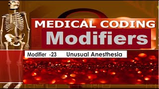 Modifier 23 Unusual Anesthesia TAMIL PART 2 [upl. by Llirrem675]