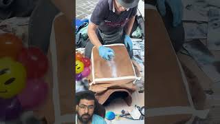 Jacket spray😀😀😀 art satisfying fashion diy prank jackets streetart [upl. by Matt]