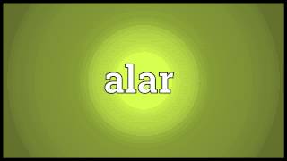 Alar Meaning [upl. by Kohl]