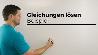 Gleichungen lösen Beispiel hoch 4 und hoch 2 und Zahl Substitution  Mathe by Daniel Jung [upl. by Avalsorim]