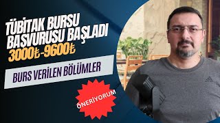 3000₺ ile 9600₺ arasında TÜBİTAK BURS BAŞVURUSU BAŞLADI [upl. by Enialahs]