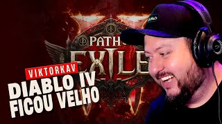 CATEROIDE REAGE quotJoguei Path of Exile 2 e Diablo 4 Pareceu Velhoquot  DiabloKav playpathofexile [upl. by Esyle]