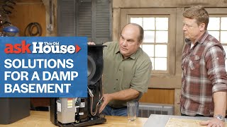 Easy Solutions for a Damp Basement  Ask This Old House [upl. by Tlihcox299]