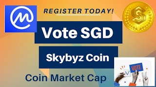 Coin Market Cap Me Vote Kaise kare  SGD Token ko Vote Kaise kare  Skybyz Coin SGD Token [upl. by Bergess]