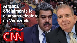 Arranca contienda electoral ¿Cómo llegan los candidatos en Venezuela a la campaña [upl. by Rauch]