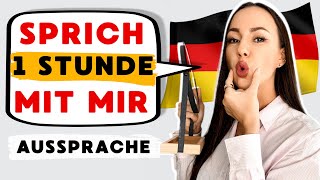 🗣️Sprich mit mir 1 Stunde Deutsch lernen verbessere deine Aussprache und deinen Wortschatz [upl. by Leisha]