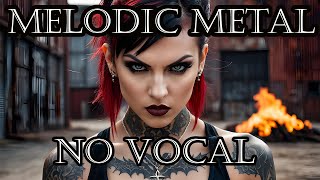 Ultimate Melodic Metal  No Vocal  Instrumental [upl. by Inafets]