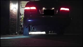 Pure Exhaust Sound  1998 Volvo S70 T5 23L 5 Cylinder Turbo [upl. by Attevad]