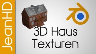 3D Haus Part 4  Texturen  Blender Tutorial [upl. by Llevaj285]