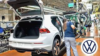 This is how the Golf is made in Volkswagen factory Wolfsburg Germany [upl. by Laiceps631]