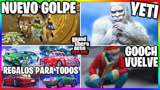 DLC de NAVIDAD REGALOS PARA TODOS 2 COCHES NUEVOS NUEVO GOLPE GTA Online [upl. by Theodore]