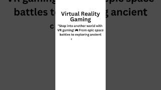 Virtual Reality Gaming [upl. by Ricca206]