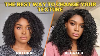 4 DIFFERENT WAYS TO CHANGE YOUR NATURAL HAIR TEXTURE [upl. by Eimoan]