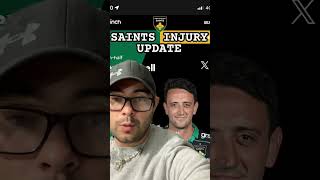 Northampton Saints INJURY UPDATE rugby northamptonsaints englandrugby [upl. by Jeuz]