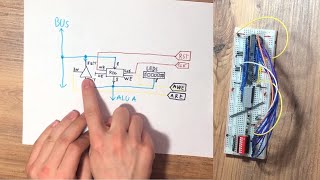 8 Bit İşlemci Projesi  B14 A Register Breadboard Üzerine Montajı  Kısım 10 [upl. by Ignace]