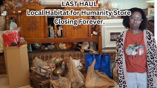 LAST HAUL Local Habitat for Humanity Store Closing Forever Follow me TawandasBlessedLife [upl. by Adlev]