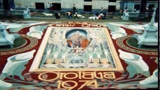 Alfombras del Corpus Christi  Plaza del Ayuntamiento  La Orotava [upl. by Kathy]