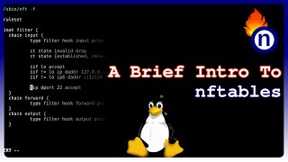 A Brief Intro to Firewalls with nftables [upl. by Mallory]