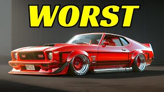 The WORST Muscle Cars Ever Made  Mustang [upl. by Akcirederf]