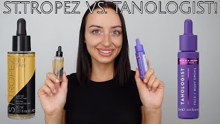 StTropez Tan Tonic Glow Drops vs Tanologist Extra Dark Self Tan Drops [upl. by Casandra]