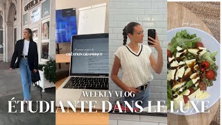 WEEKLY VLOG  Étudiante dans le luxe [upl. by Wilhelm]