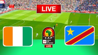 LIVE🔴 Ivory Coast Vs DR Congo  Africa Cup of Nations  Semifinal  Live Football Match Today [upl. by Osher673]