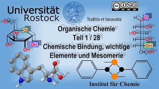 Organische Chemie Teil 1 Chemische Bindungen wichtige Elemente und Mesomerie [upl. by Ocirema]