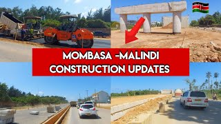 MOMBASA MALINDI HIGHWAY Latest Construction Updates Part 1 [upl. by Buzzell]