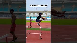 Best plyometric exercise for speed  Sprinters Training  100mtr200mtr running plyometrics short [upl. by Eiliab]