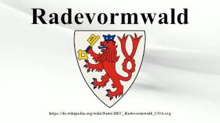 Radevormwald [upl. by Enaerb]