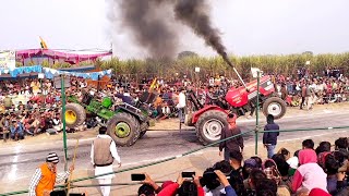 Nishu Deshwal Tractor Tochan Video  Arjun vs John Deere [upl. by Irrahs246]