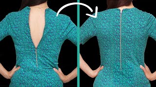 Sewing trick  how to expand any dress or blouse to fit perfectly [upl. by Navy]