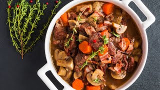 Recette  Boeuf bourguignon sans vin [upl. by Acnayb]