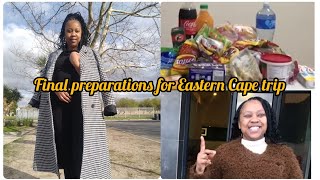 Vlog Preparations for a trip to Eastern Cape New hairstyle Umphako [upl. by Eissak793]