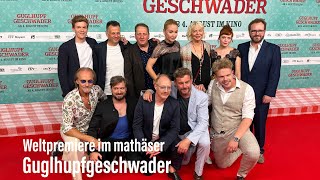 Weltpremiere quotGuglhupfgeschwaderquot im Münchner Mathäser Filmpalast am 28072022 [upl. by Eiveneg]