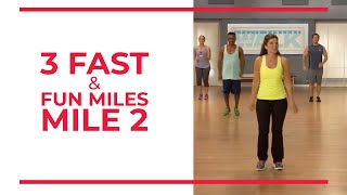 3 Fast amp Fun Miles Mile 2  Walk At Home Fitness Videos [upl. by Sibbie]