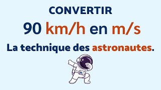 CONVERTIS LES VITESSES COMME UN ASTRONAUTE 😎 [upl. by Ahsiruam]