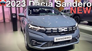 NEW 2023 Dacia Sandero  Overview REVIEW interior amp exterior [upl. by Eltotsira]