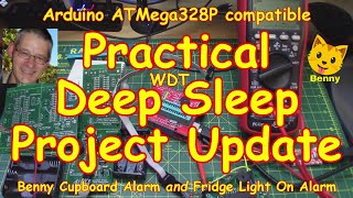 166 ATMega328P 💤 Alarm Update  WDT amp Interrupt amp Custom PCB [upl. by Nylrebma]