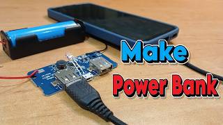 How to make Power Bank 2xUSB DIY Portable Charger board JX887Y at home [upl. by Quarta]