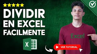 Cómo DIVIDIR en EXCEL Fácilmente  ➗ Paso a paso ➗ [upl. by Dietsche]