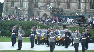 German Army Band amp Drill Team  Fortissimo  on Parliament Hill in Ottawa on 20120811 26 [upl. by Hadihsar291]