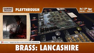 Brass Lancashire  Live Playthrough with Tabletop Simulator [upl. by Namien]