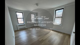 NYC Apartment Tour  1BR Apartment at Lincoln Rd Prospect Lefferts Gardens Brooklyn [upl. by Dian]