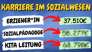 Gehalt und Karriere im Sozialwesen als Kinderpfleger Erzieher Pädagoge und mehr  ERZIEHERKANAL [upl. by Kreiker879]